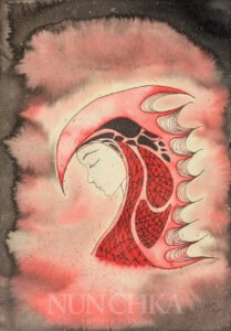 Dragon I, encre de Chine et aquarelle sur papier 300 g, grain fin