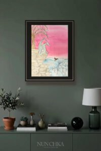 Gardienne posée sur un mur, à sa taille réelle (2)